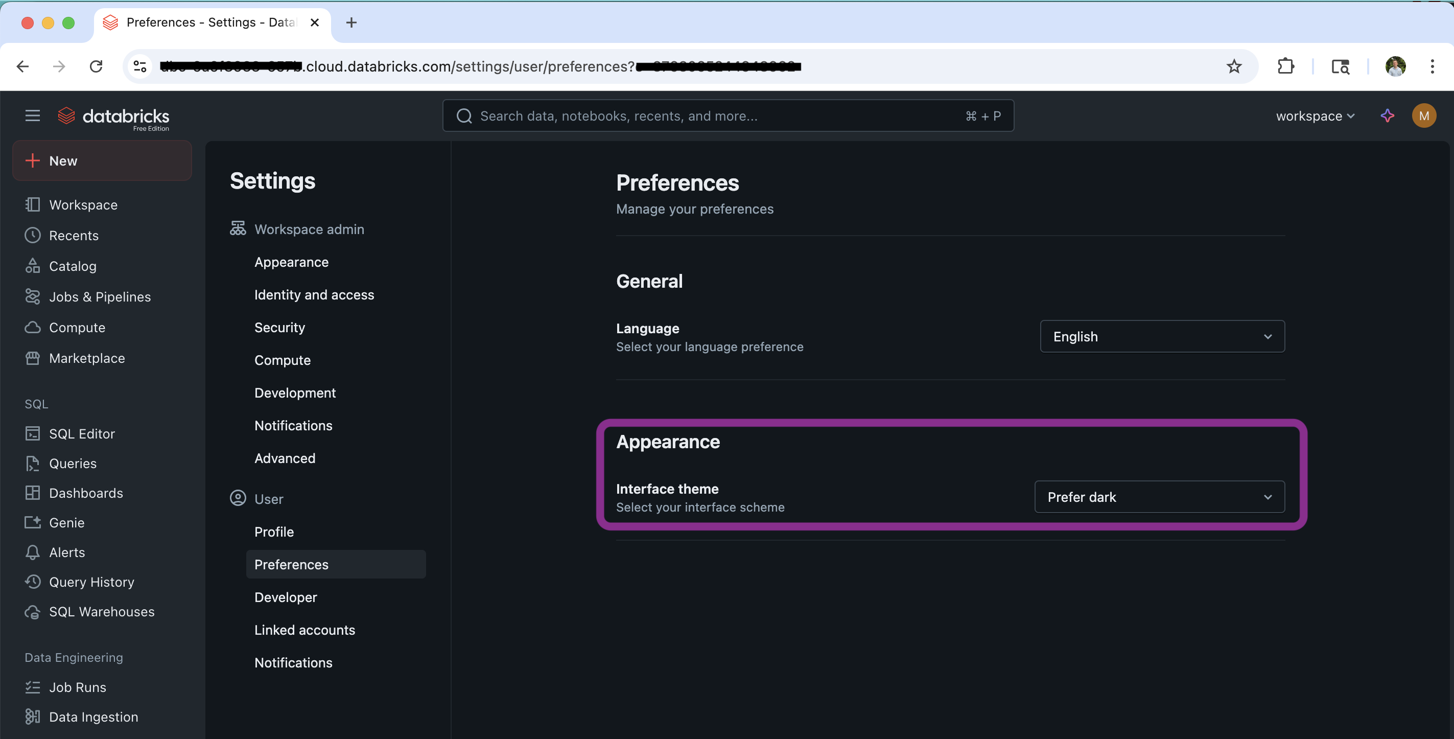 Dark Theme